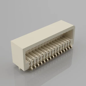 BTB HC-PBB08-1-40-F-S-H5.1 Female 0.8mm Pitch Single Slot Board to Board & Mezzanine Connectors Right-angle Connector for Pcba