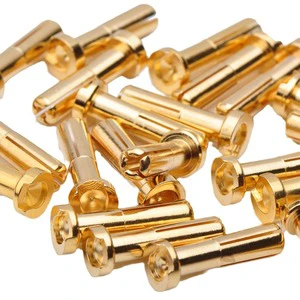 Amass GC4015 4mm 45A Gold-Plated Banana Plug, Male Female Connector For RC Motor ESC, Factory Direct OEM Service