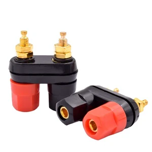 4mm Banana Plug Socket Terminal Electrical Binding Post Banana Audio Speakers Socket Jack Amplifier Video Cable Wire Connectors