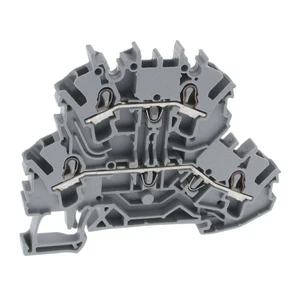 W a G O 2002-2201 Double-Deck Terminal Block; Through Terminal Block