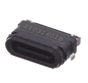 124018312112A USB Type-C 24pin Waterproof IP68 Original Connector 5A Rated Copper High-Temperature Plastic Housing 10,000 Cycles