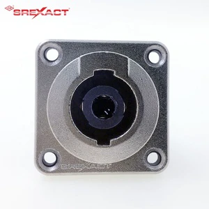 SREXACT 40A Male Speakon Speaker Connectors With Zinc Alloy Base And Phosphor Bronze Pins