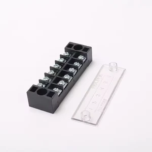 TB1503 Double Row Screw Terminal Block 15A 3 Way