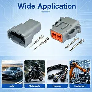 DTM04-8PA/DTM06-08SA 8 Way Waterproof Sealed Automotive Receptacle Connector Kit For Heavy Duty Truck
