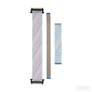 Professional Multi 0.5mm 1.0mm Pitch 2P/3P/4P/5P/6P/7P/8P/9P/10P/11P FFC FPC Cable Silicone Insulation for Machines/Power/PCB