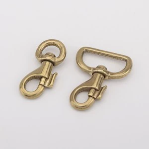 SENWA Japan Made Brass Lobster Clasp Keychain Hook Bag Connector Multiple Sizes 10/12/15/18/21/24mm Gold Nickel Vintage DIY