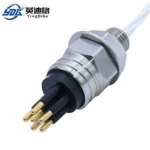 Subsea Wet-Pluggable Connector MCBH8F MCIL8M 8Pin Micro Circular Stainless Steel Underwater Connector For ROV