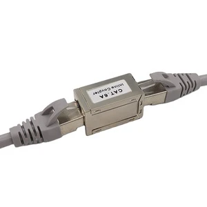 Puxin Ethernet STP Shielded Female Pass-through Keystone Jack Rj45 Conector Cat6