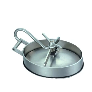 Factory Price Sanitary Round Covers Manholes Stainless Steel Rounded Pressure Tank Manhole Cover