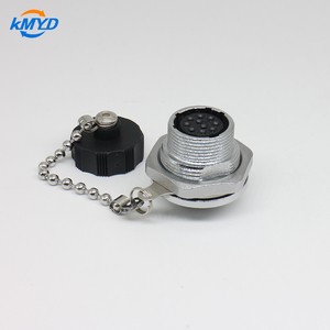 WS16 Female Connector 2-10 Pin Panel Mount Socket With Dust Cap For Industrial Control Panels, Automation Equipment Interfaces