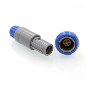 QHJY 10P Audio & Video Adapter Circular Push Pull Connector with PC Housing IP50 PAG PKG