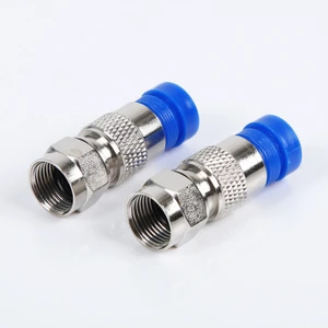 Bxon f Connector Coaxial Cable Rg6 Compression f Connectors