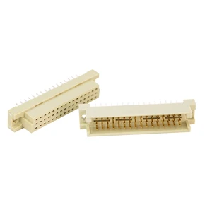 Euro 48-Pin 30pin Triple Row Right Angle Vertical 96 POS Connector 2.54mm 348 330 Female Male DIN 41612 PCB Backplane Connector