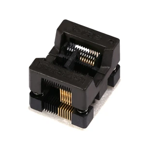 HAST High Accelerated Stress Aging Socket Automated SOP16 Test Socket Adapter 0.65mm Pitch Open-top Design IC Socket