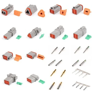 2/3/4/6/8/12 DT Series Deutsch Auto Connector DT04-2P 3P 4P 6P 8P DT06-2S 3S 4S 6S 8S 12S for Truck Wire Harness