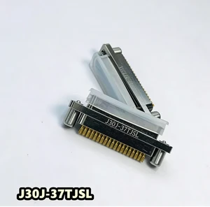 High-Speed J30J Series J30J-37TJW-P2-J 500mm Wiring Harness Connector Gold Plated High Reliability Aviation Connector