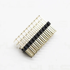 Free Samples 2.54mm Spacing Height 2.5mm Triple Row Male Header Right Angle Pin Header Triple Row Right Angle connector