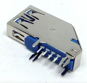 Professional Manufacturer of USB 3.0 a Type Female Upright Dip Connector for Computer