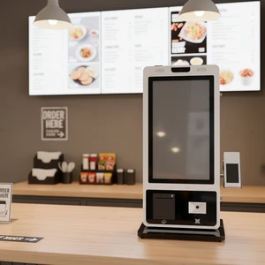 Payment Kiosk Terminal QR Code Scanner and 80mm Printer for Retail Bill Self-Payment
