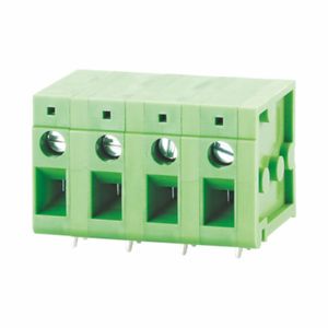 Yulian High Quality 100% New Brass 300V PCB Screw Terminal Block 15A Rated Current Feed Plug-in 100% New Brass Terminal Block