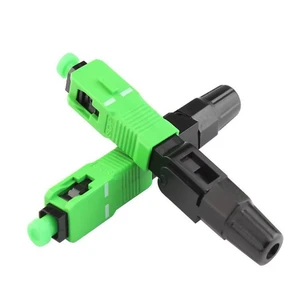 SC APC Single Mode Fiber Optic Mechanical Splice Field Install Cold Fast Connector