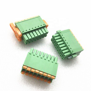 Higher Quality Pluggable terminal block 15EDGKNH-3.5 double layer PCB spring terminal block connector DFMC 1.5 PHOENIX DEGSON