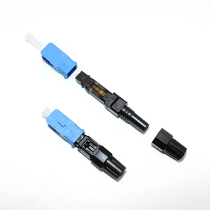 FTTH SC/UPC Field Quick Assembly Optical Connectors Fiber Optic Fast Connector Pre-Embedded Fiber Type