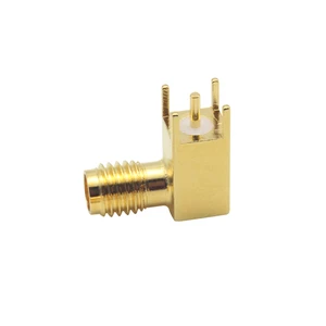 High Quality SSMA Coaxial RF Connector with Strong Locking and with Low Interference for Military Use