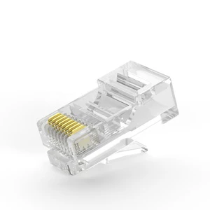 XL-305 Cat5e RJ45 Plug 8P8C Gold Plated Ethernet Connector Male Network Cable End Termination High Quality Modular Plug