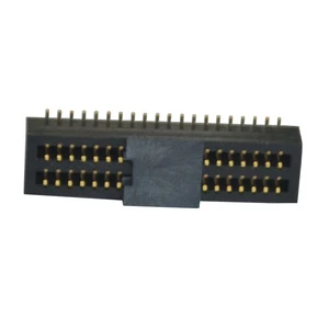 0.8mm Pitch Female 40 Pin 20 Positions Brass PCB Board-to-Board Connectors with Gold Over Ni Contact Finish