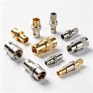 Wear & Corrosion Resistance Electrical Connectors CNC Turned C36000 Brass Parts With Nickel Plating