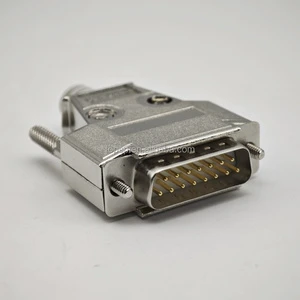 DB15 Cable Assembly COM Port Soldered Male-female Connectors with Single One 15 Pin d Sub Connector Male