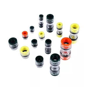 Transparent Fiber Optic Microduct Connectors with Visual Monitoring Window for Maintenance Inspection Equipment Accessories