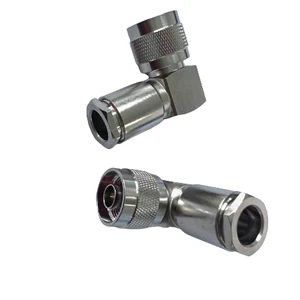 Top Class N-JW7 Coaxial Connector Right Angle Male N Connector for RG8 RG213 Cables