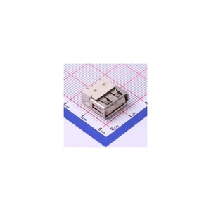 Brand 904-331A2032S10100 Type-A USB 2.0 Standard Female Surface Mount Right Angle 4P Contacts USB Connector 904331A2032S10100