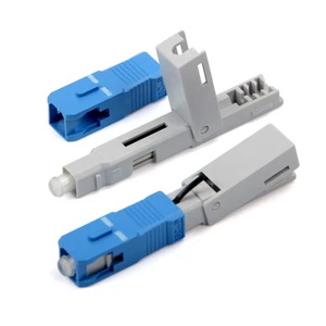 Rapido De Flat Drop Cable Reutilizavel Conector Blue Quick Fiber Optic Fast Connector Fast Connector Sc Upc 3m Fast Connector Lc