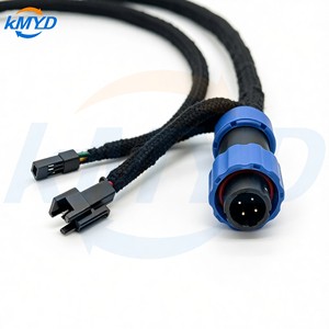 IP68 SP13 6Pin Cable Female Docking Connector Color Yellow To JST SMR-02V-B/SP13 4P Cable Male Plug Color Blue/JR 3P Female