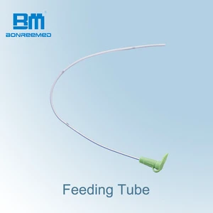 High Quality Medical Grade Feeding Tube with Two Lateral Eyes Smooth Edges and EOS Disinfecting Connector for Easy Disposal