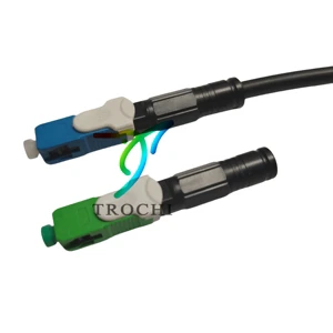 Fiber Optic Fast Connector for 5mm round cable compatible for 2mm/3mm