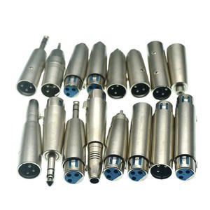 XLR Connector 3Pin XLR Male Female to XLR/3.5mm/6.35mm/RCA Male Female Mono Stereo Mic Adapter Connector Converter Plug