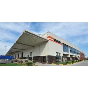 Complete Supporting Gutter System Steel Structure Workshop Warehouse Realizes Rapid Rainwater Discharge