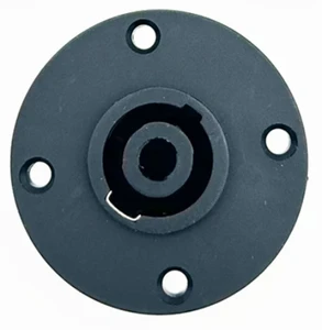 NL4FC 4-Pin Professional Audio Round/Square Female Connector, Speaker Socket For Power Amplifier & Mixer, Neutrik Compatible