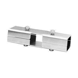 20/25/30mm Square Tube Connectors Stainless Steel Galvanized Steel Pipe Clamps Joint Fittings FramesWelding-Free Snap-Lock