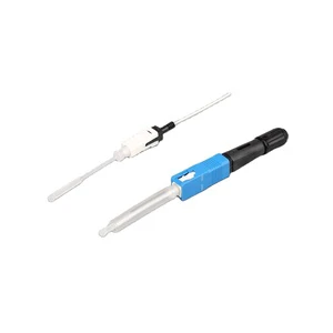 SC UPC Hot melt Fast Connector 55mm FTTH Fiber Optic Quick Connector
