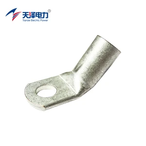 High Temperature Resistance Cable Crimp Terminal D-M X Series 45° Bell Mouth Tube Ring Connector With Copper Terminals
