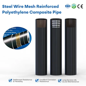 Excellent Corrosion Resistance DN250 8.0-15.2mm DN315mm 9.5-17.0mm Steel Wire Reinforced HDPE Composite Pipe For Urban Drainage