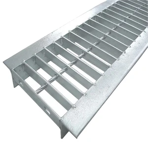 Custom Heavy Duty Stainless Steel Gutter Grille Covers Modern Design For Villas Drain Grille For Driveway and Sidewalk