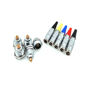Versatile Brass Push Pull Connector for Medical & Audio/Video Devices-Self Latching Adapter for Many