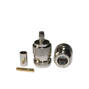 Manufacturer Supplies N-C-K3 RF Coaxial Connectors N Type Straight Female Connector Crimp RG58 Cable Assembly