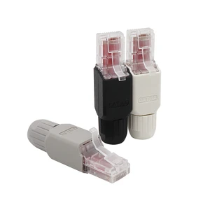 Tool-Less RJ45 Cat6 Modular Plug Termination UTP Cable Field Connection Ethernet Jack Accessory Connector Accessories